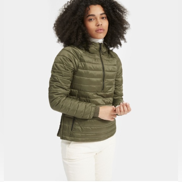 Everlane Women's Black Jacket Lightweight Half-zip
Puffer.Size S,Green.Pre-owned - Picture 2 of 9